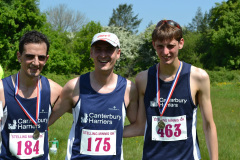 Canterbury Harriers win the team prize with an excellent performance at the Stelling Minnis 10K.