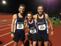 Track Athletics 5K.
Race 2nd place Tom Purnell, Race 3rd place Simon Jones. Race Series Winner Tom Millard.