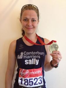 Sally Canterbury Harriers Marathon Photo