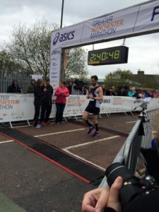 Tom Millard Greater Manchester Marathon