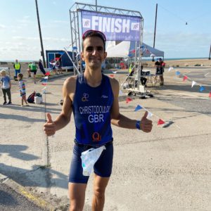 Read more about the article Yiannis Christodoulou Sets Course Record at Channel Sprint Triathlon